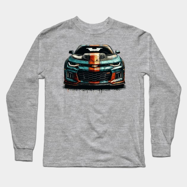 Chevrolet Camaro Long Sleeve T-Shirt by Vehicles-Art